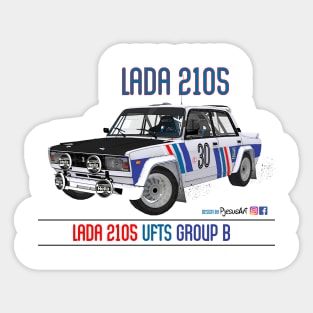 Lada 2105 VFTS Group B Front 01 Sticker